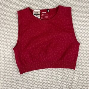 AYBL-  Evolve Speckle Seamless Crop Vest